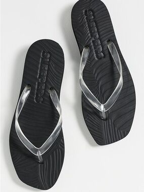 Sleepers Platform Jelly Flip Flops